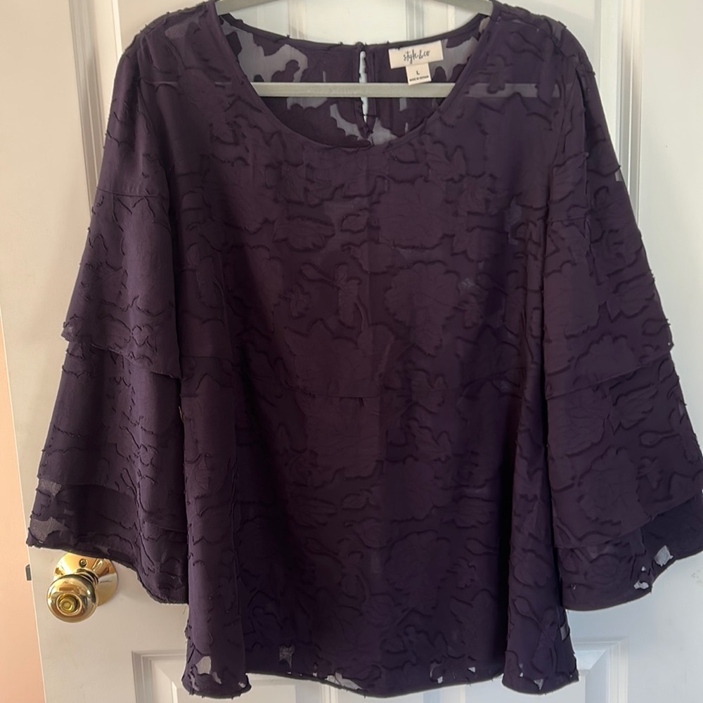 STYLE & Co Women blouse, L
